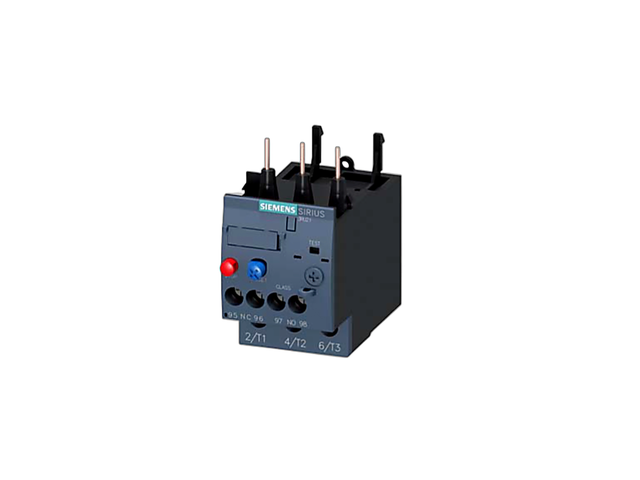 Relé de Sobrecarga Térmica SIRIUS Siemens 3RU2 11-16A Tamaño S0 Clase 10 para Contactor